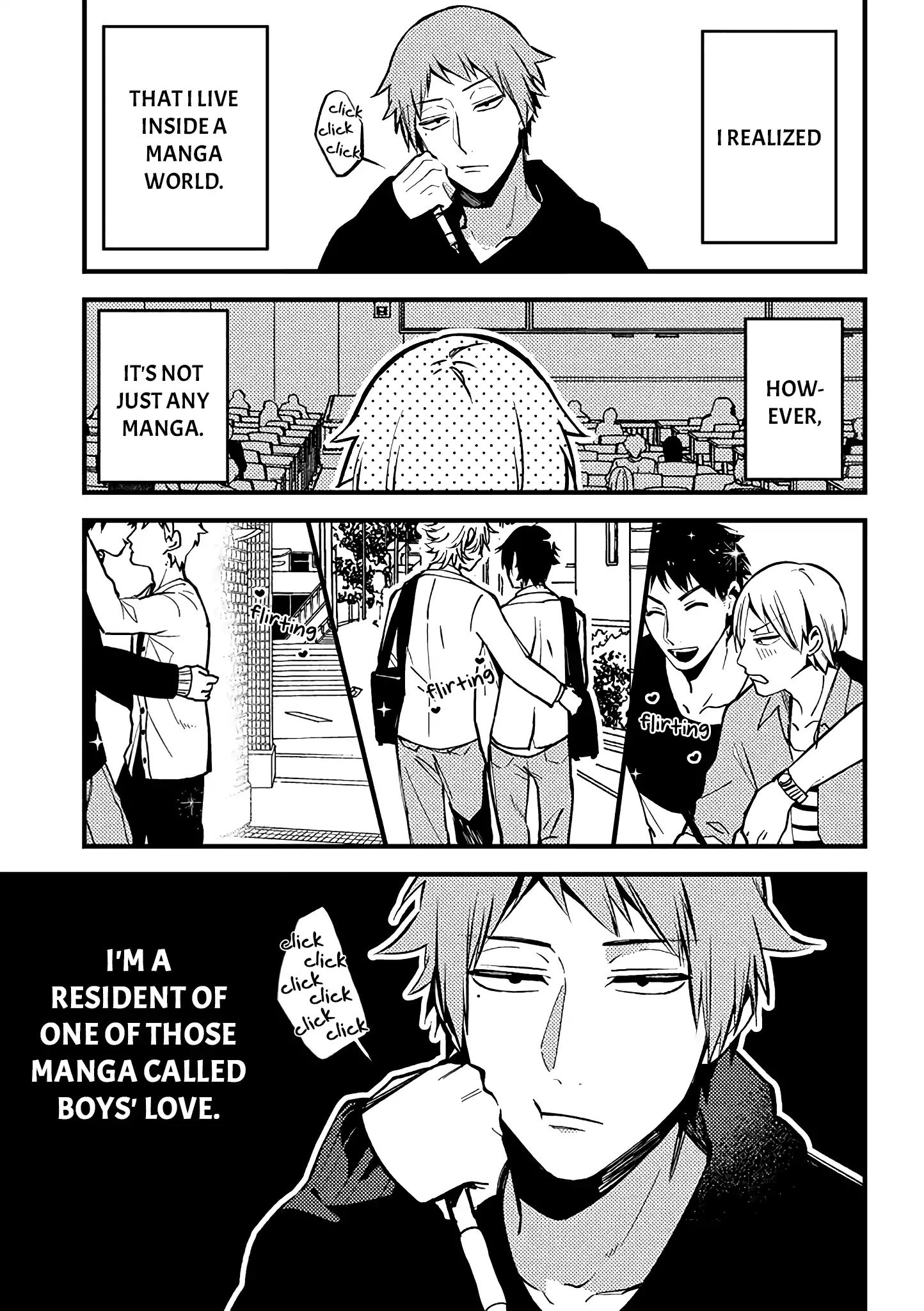 A World Where Everything Definitely Becomes BL vs. The Man Who Definitely Doesn't Want To Be In A BL - Chapter 1 - Page 2