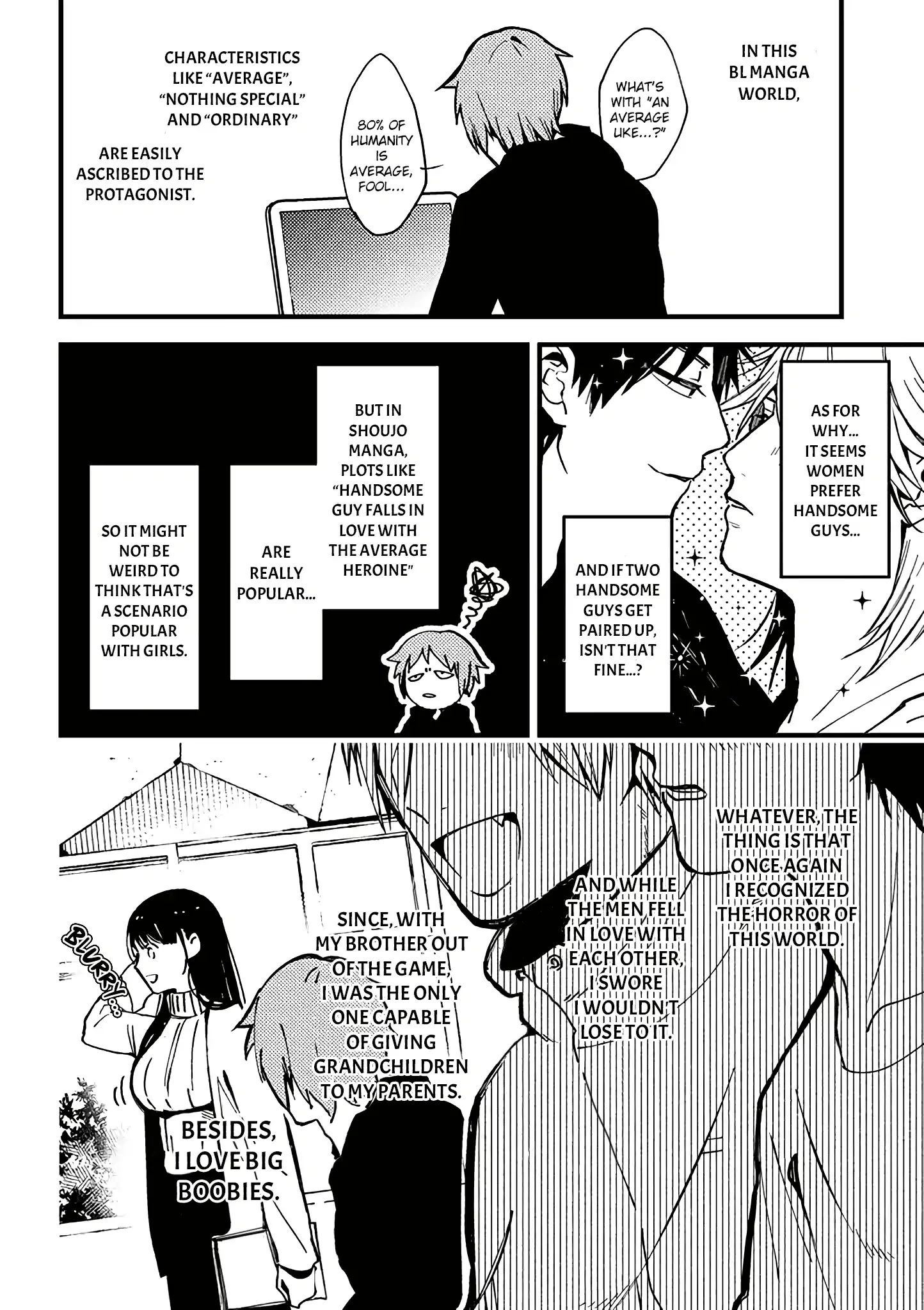 A World Where Everything Definitely Becomes BL vs. The Man Who Definitely Doesn't Want To Be In A BL - Chapter 1 - Page 5