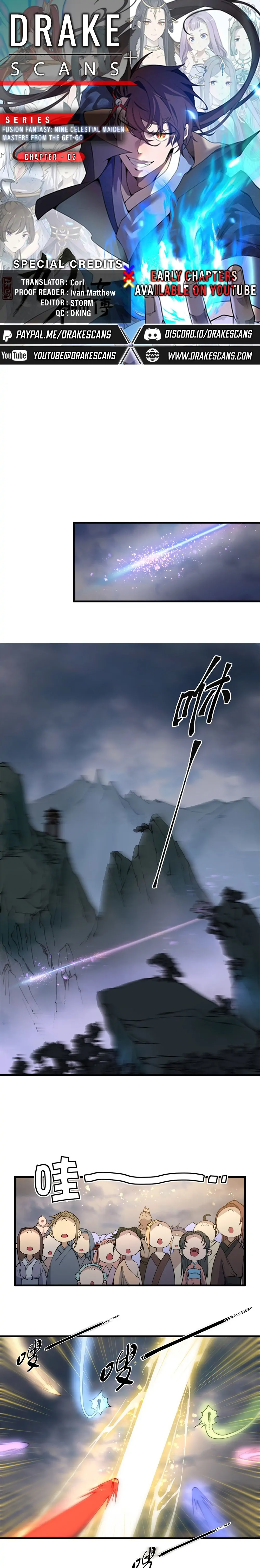 Fusion Fantasy: Nine Celestial Maiden Masters From The Get-Go - Chapter 2 - Page 1