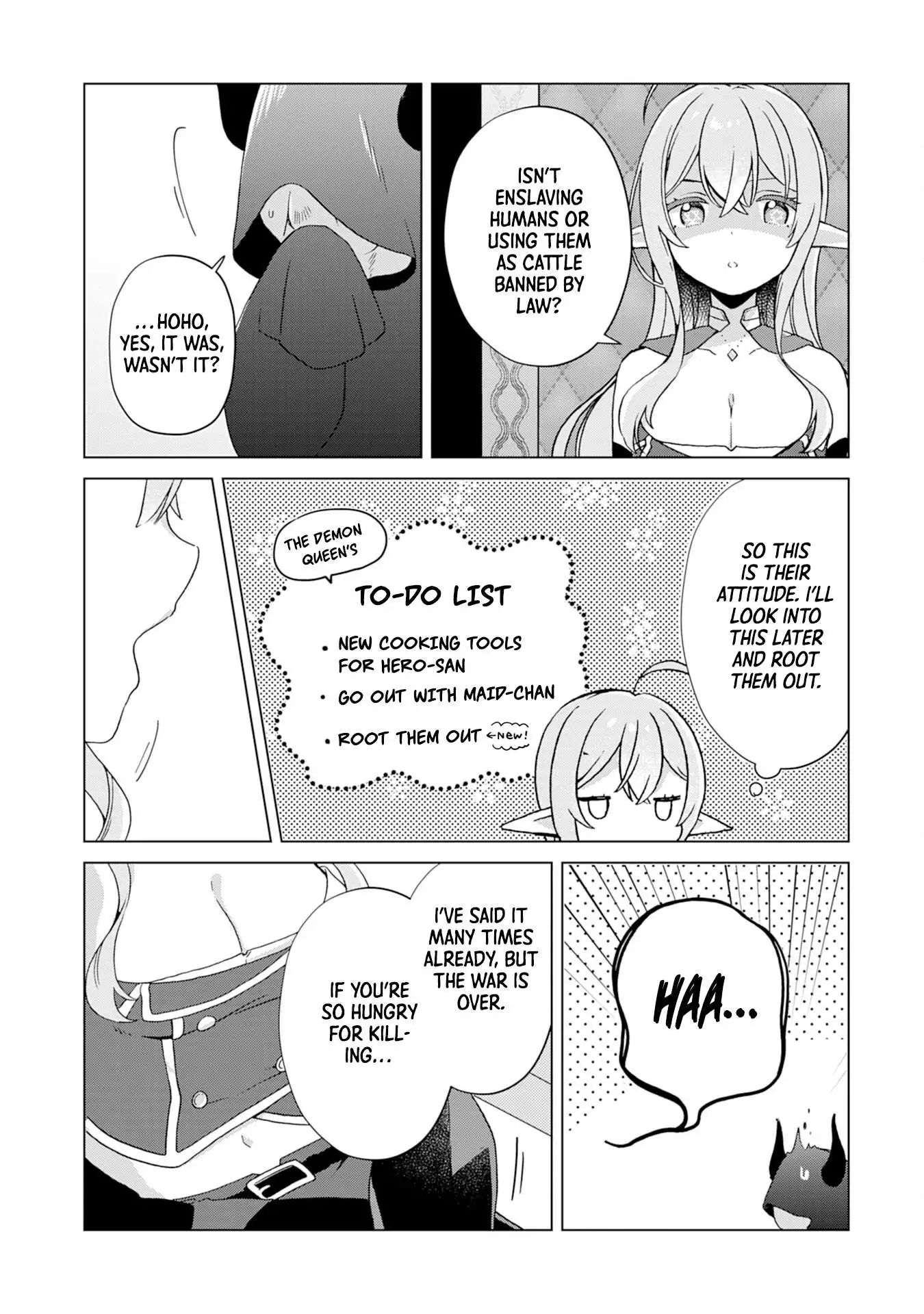 Hara Peko Mao To Horyo Yuusha! Mao Ga Ore No Heya Ni Meshi Wo Gui Ni Kurundaga - Chapter 4 - Page 14