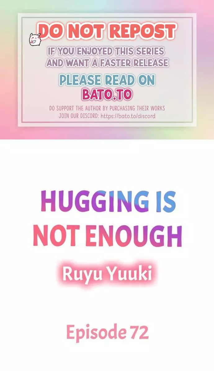 Hugging is Not Enough - Chapter 72 - Page 1