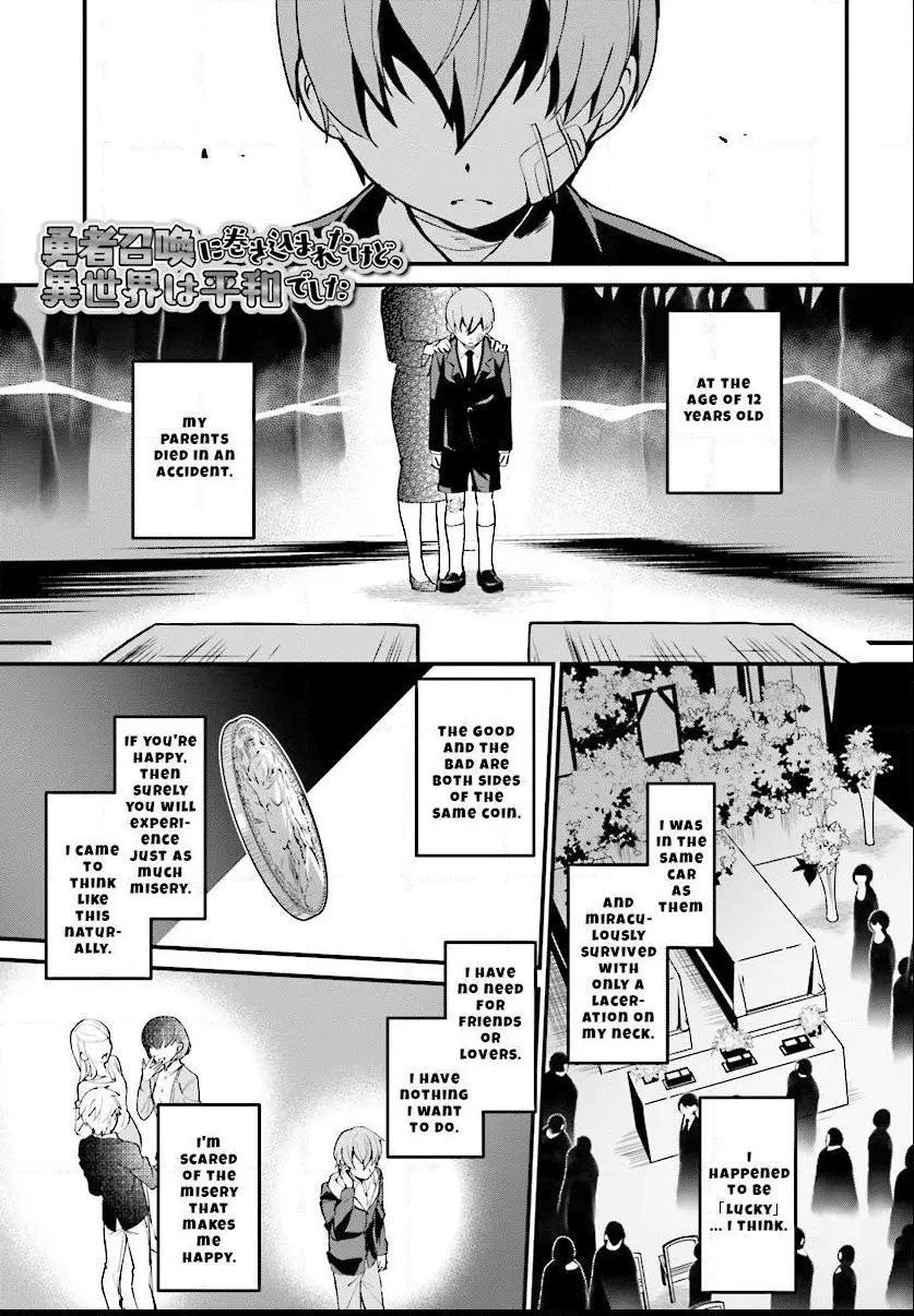 I Was Caught up in a Hero Summoning, but That World Is at Peace - Chapter 2 - Page 2