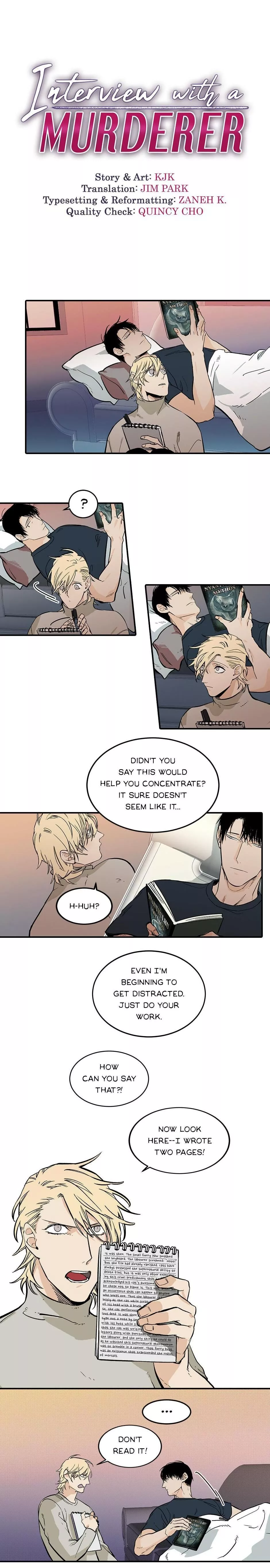 Interview with a Murderer - Chapter 25 - Page 1