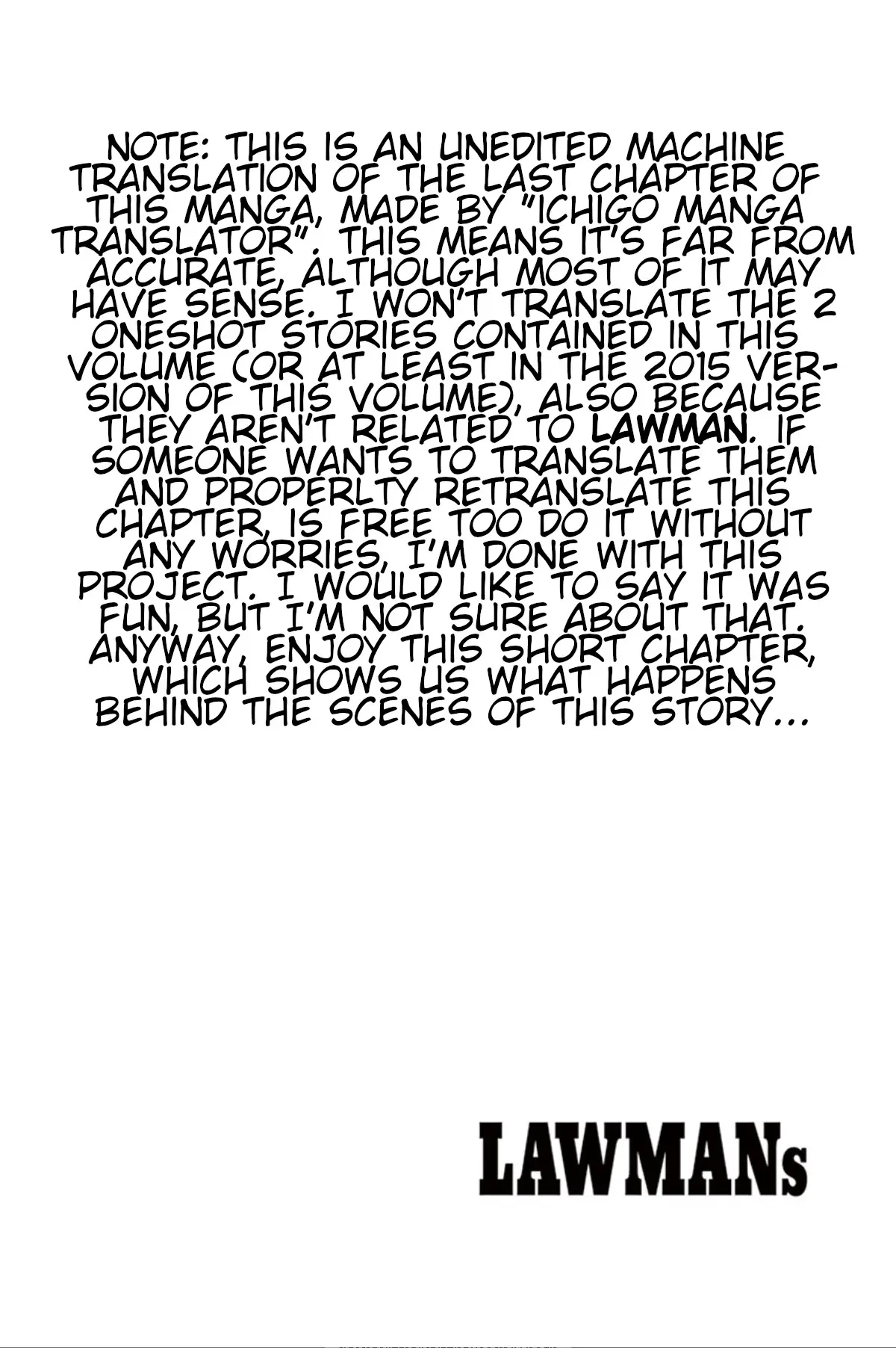 Lawman - Chapter 5 - Page 1