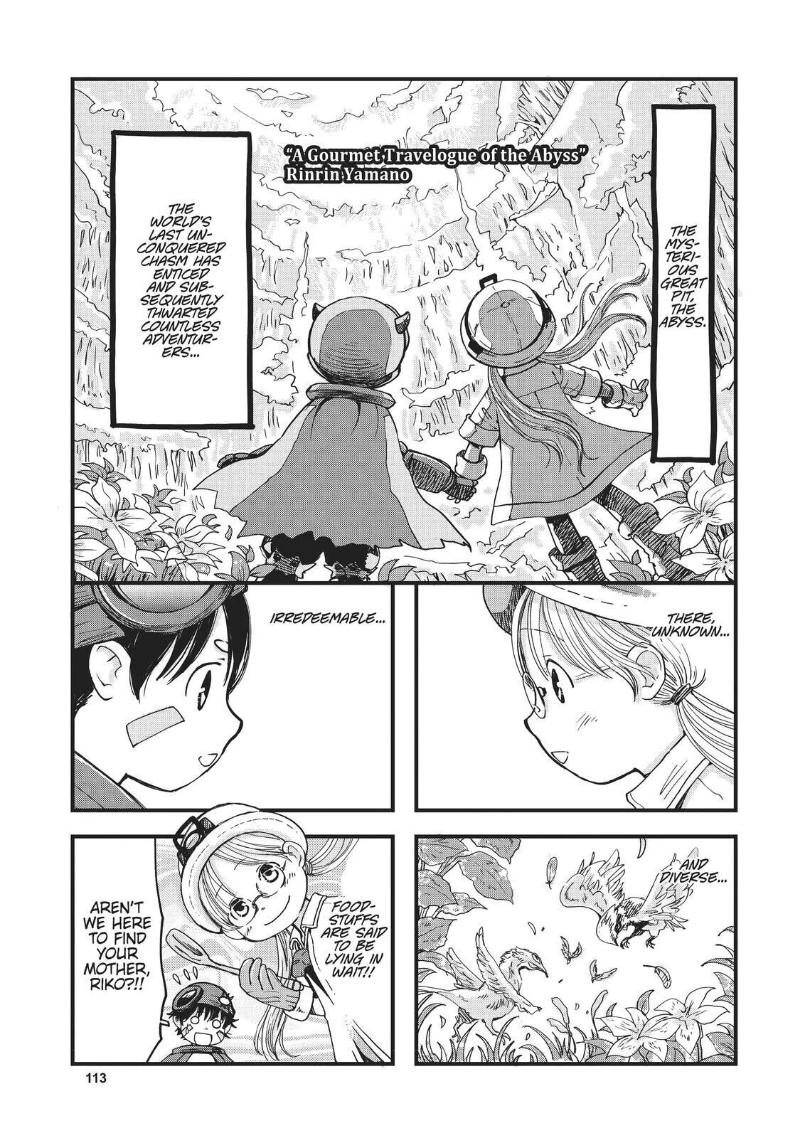 Made in Abyss Official Anthology – Layer 2: A Dangerous Hole - Chapter 10 - Page 1