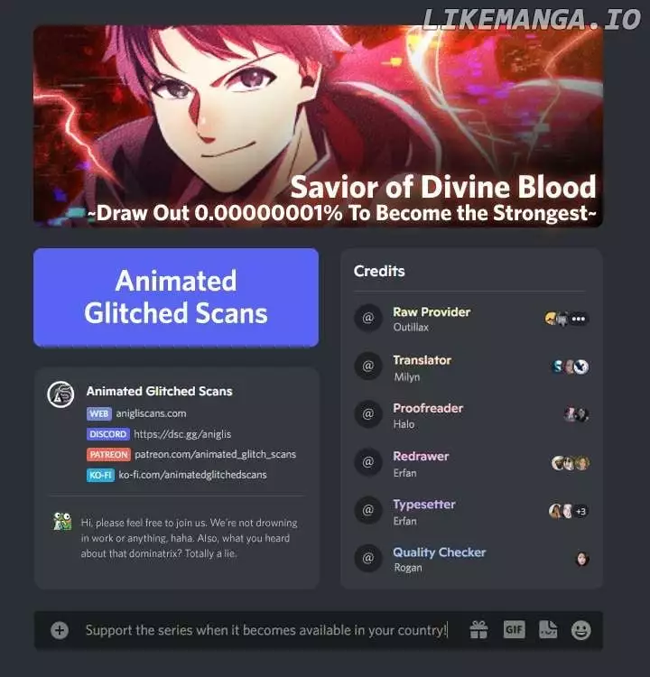 Savior Of Divine Blood ~draw Out 0.00000001% To Become The Strongest~ - Chapter 68 - Page 1