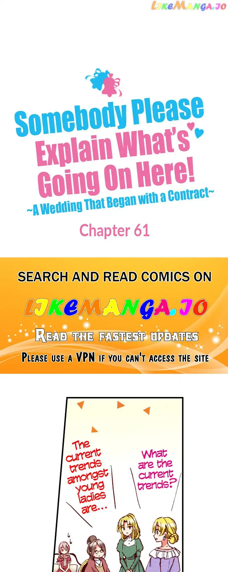 Somebody Please Explain What's Going On Here! ~A Wedding that Began With a Contract~ - Chapter 61 - Page 1