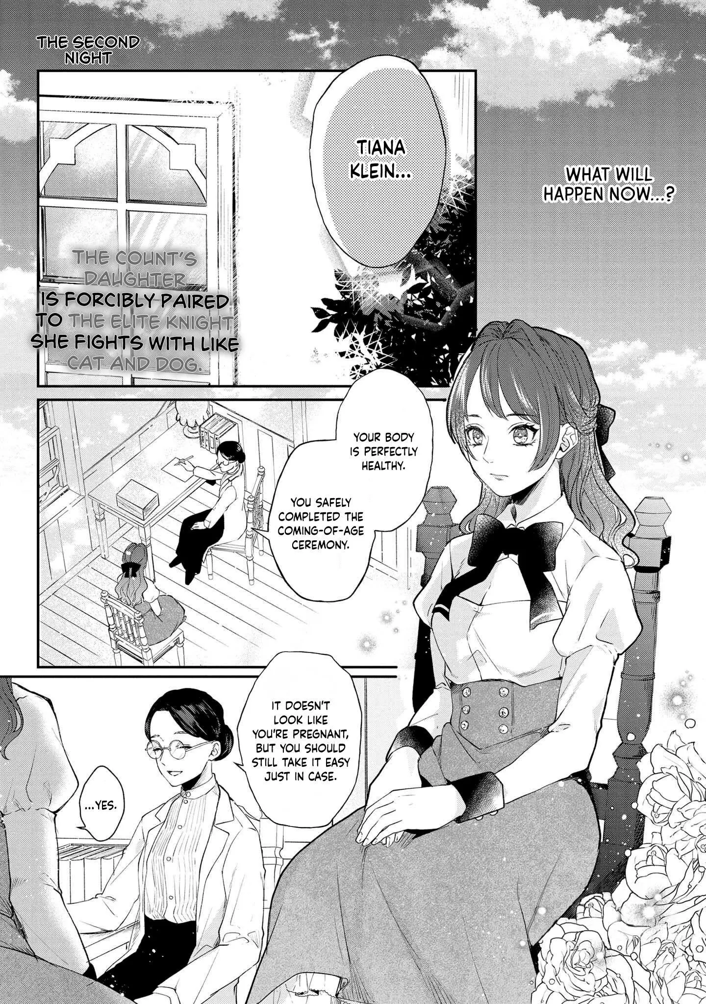The count’s daughter is forcibly paired to the elite knight she fights with like cat and dog. - Chapter 2 - Page 2